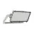 Ledvance LED Floodlight Max Radial 45 Aluminium Grey 600W 92600lm 45D - 740 Cool White | IP66 - Symmetrical