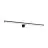 Eglo Wall Light Pandella 2 Aluminium Black Bathroom 11W 1400lm - 840 Cool White | IP44 