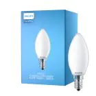 Philips Corepro LED Candle E14 Frosted 6.5W 806lm - 840 Cool White | Replaces 60W
